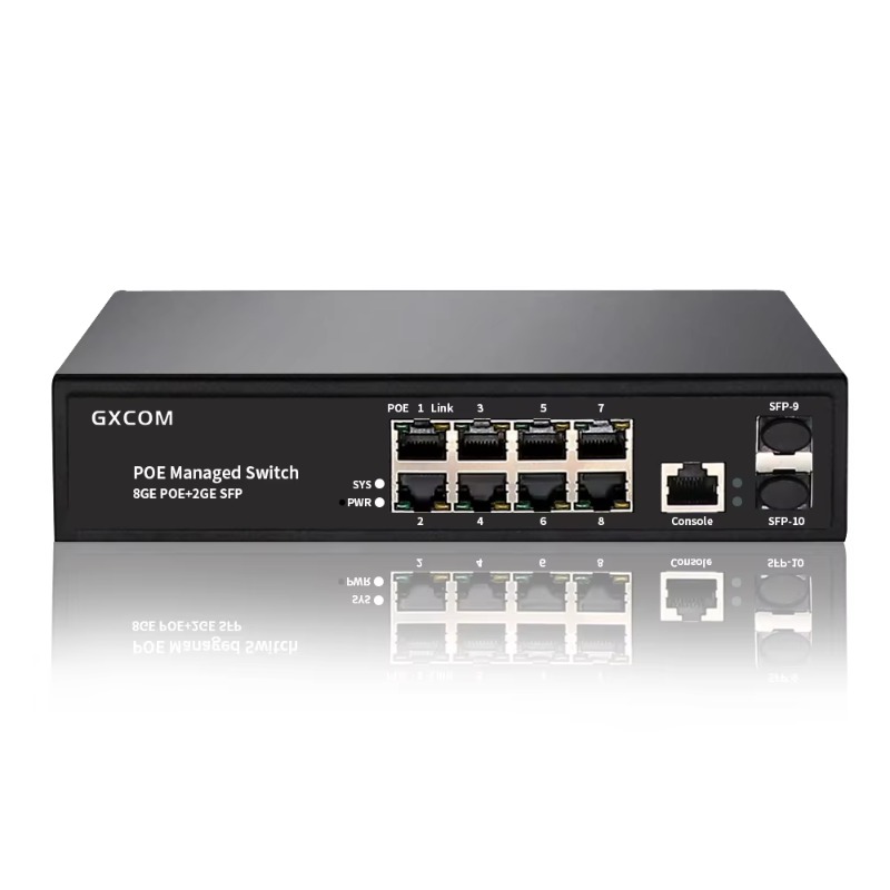 Managed Gigabit Poe Switch 8 Port 802.3At - 8포트 기가비트 L2 관리형 레이어 2