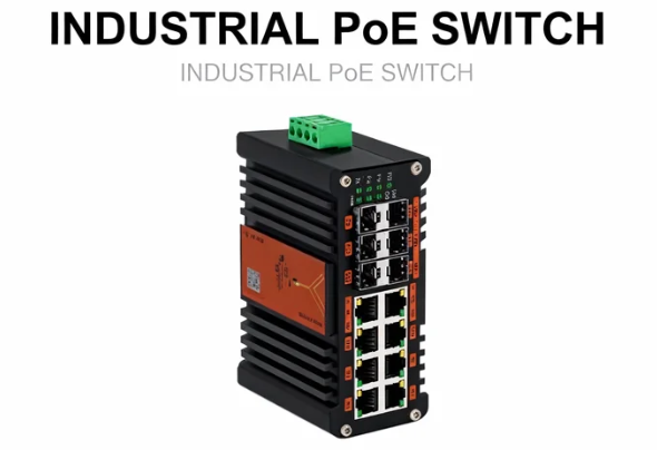 Managed Gigabit Poe Switch 8 Port 802.3At - 산업용 L2+ 관리형 PoE 스위치 8포트