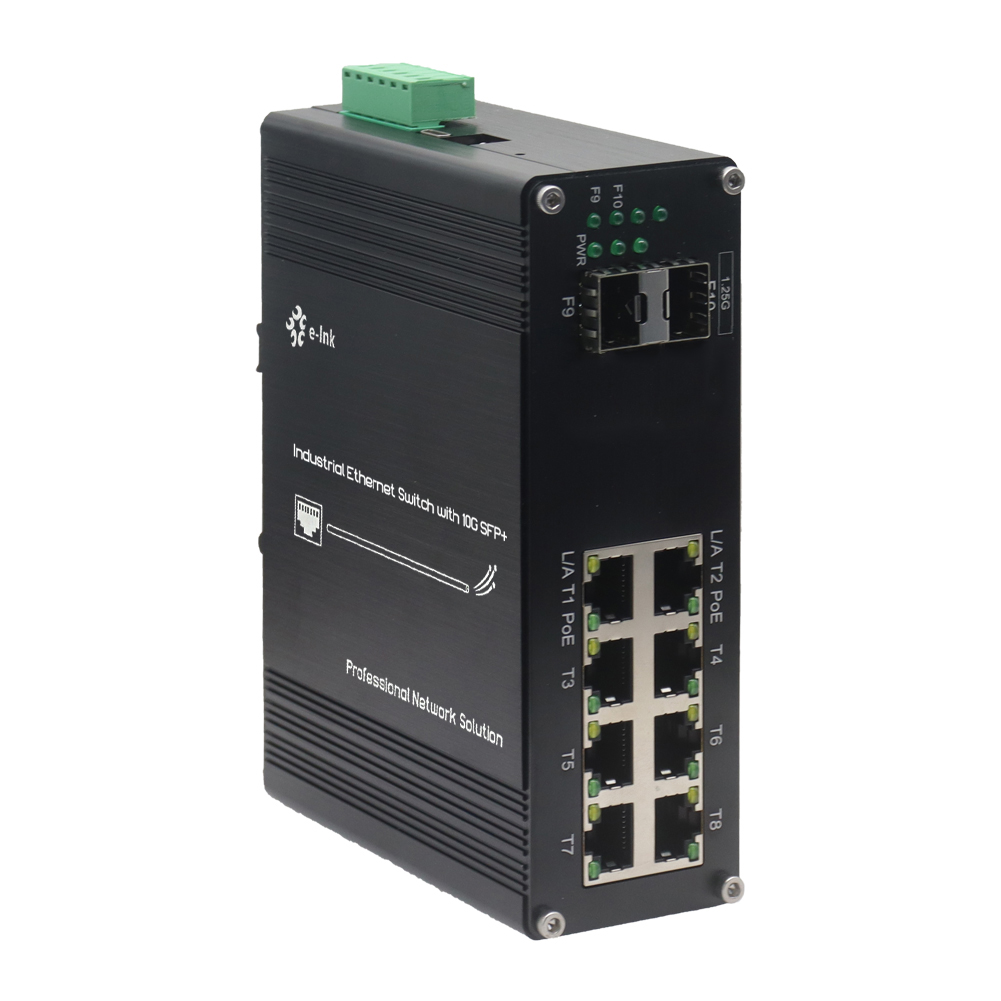 Managed Gigabit Poe Switch 8 Port 802.3At - 산업용 8포트 L2 관리형 기가비트 PoE