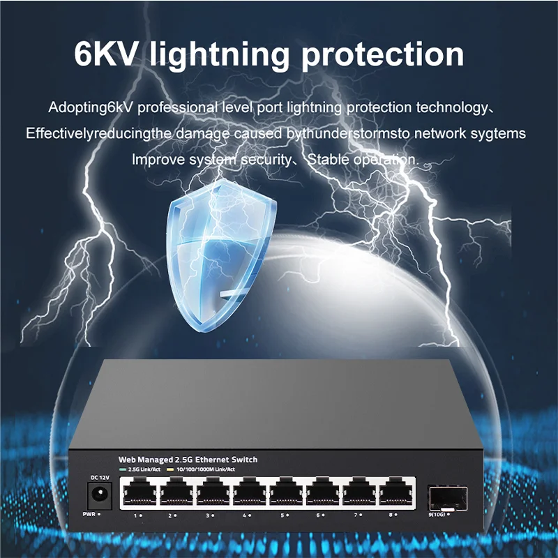 ONTi 2.5GbE 관리형 스위치, 8포트, 2.5G - Sfp+ 10G Managed Switch 8 Port 리뷰 및 가격
