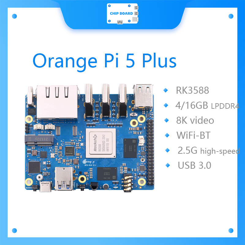 오렌지 파이 5 플러스 싱글 보드 컴퓨터 RK3588  - Orange Pi 5 Plus 32Gb 리뷰 및 가격
