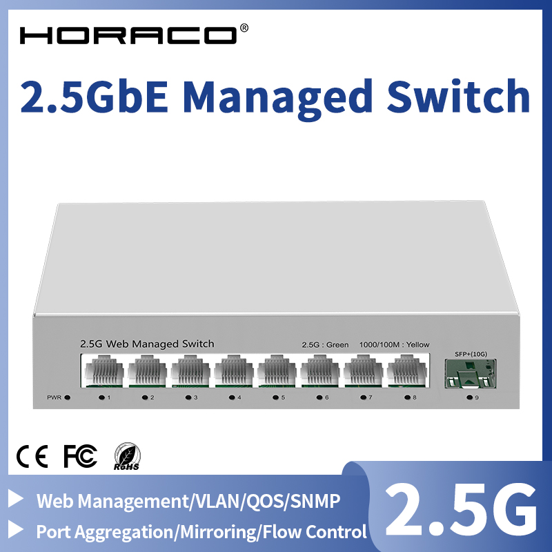 2.5GbE 관리형 스위치 8포트 2.5GBASE-T  - Sfp+ 10G Managed Switch 8 Port 리뷰 및 가격