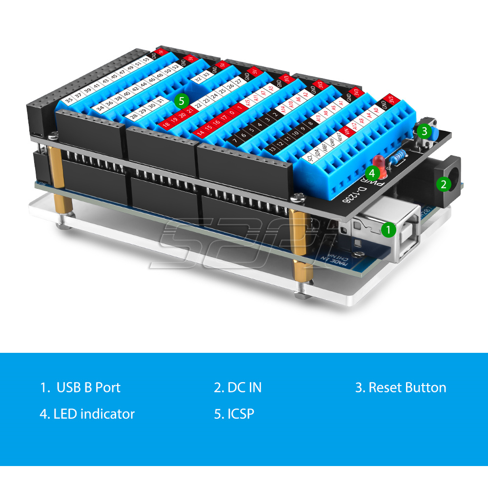 새로운 기능! Arduino MEGA 2560 R3 A - Deskpi Super6C 리뷰 및 가격
