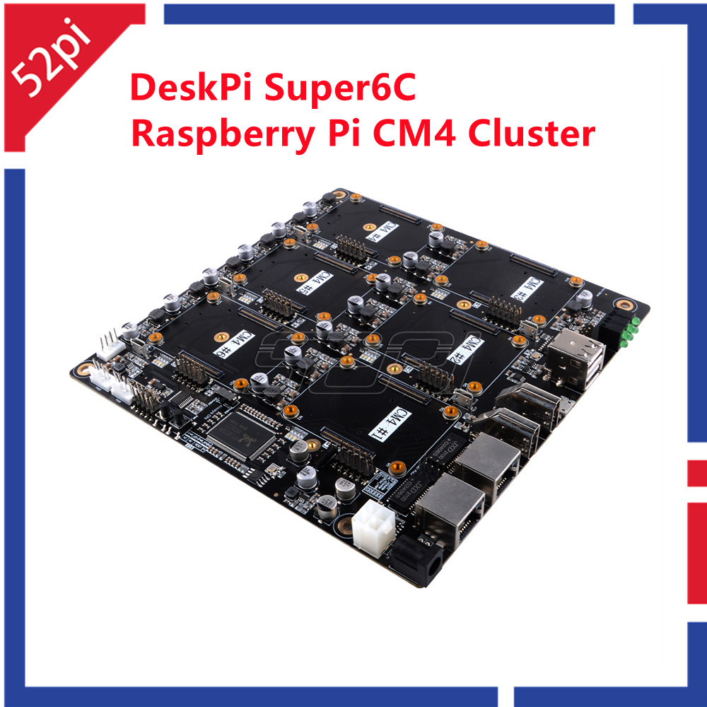 52Pi 뉴 데스크피 Super6C 라즈베리 파이 CM - Deskpi Super6C 리뷰 및 가격